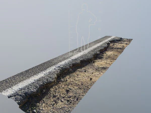 roadedge photoscanned 3D Model