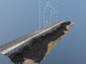 roadedge photoscanned 3D Model