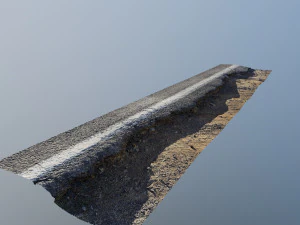 roadedge photoscanned 3D Model