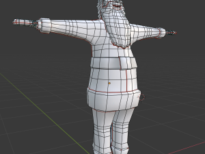 santa claus Model 3D