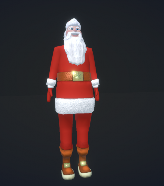 santa claus Model 3D .c4d .max .obj .3ds .fbx .stl .blend 