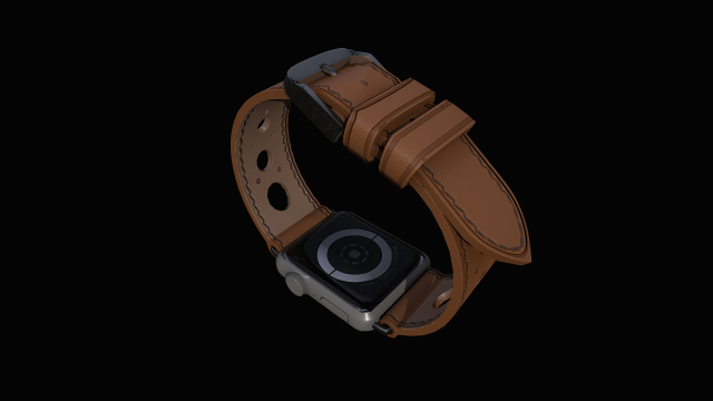 wrist watch 3D Model .c4d .max .obj .3ds .fbx .stl .blend 