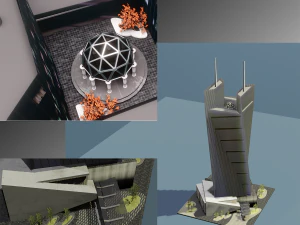 майбутня будівля 32 3D Модель