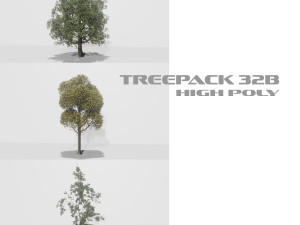 tree pack 24b 3D Model