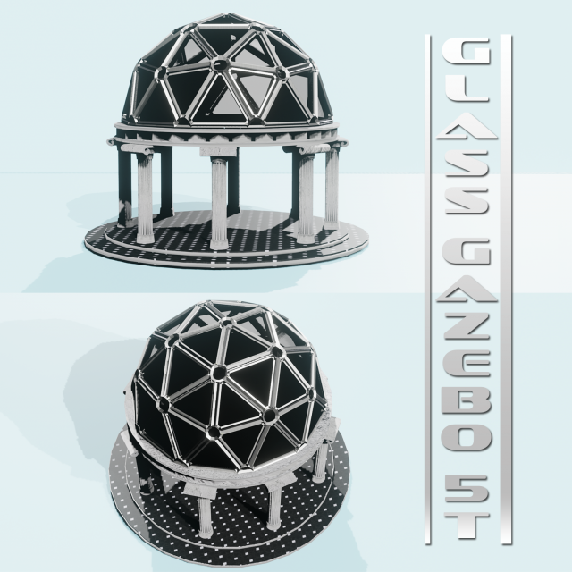 gazebo 5t 3D Model .c4d .max .obj .3ds .fbx .stl .blend 