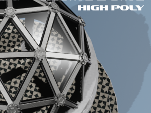 crome dome gazebo 3D Model