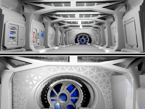 sifi corridor 8j 3D Model