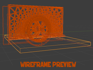 sci fi glass door 23f 3D Model
