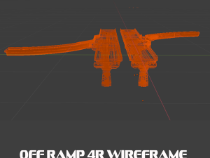 off ramp 23f - freeway pack 3D Model