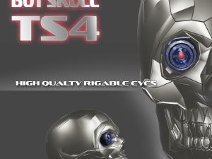 bot skull ts4 3D Model