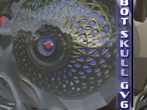 bot skull gv6 3D Model
