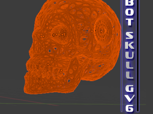 bot skull gv6 3D Model