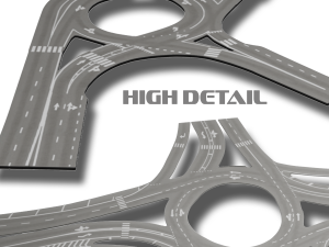 street pack 2j11 - blend- fbx Model 3D