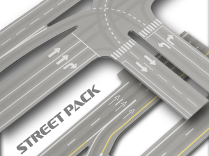 street pack 2j11 - blend- fbx Model 3D