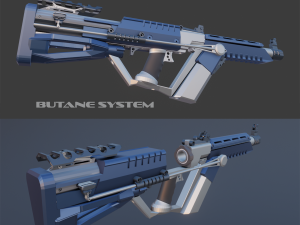 spud p45 potatogun Modelo 3D