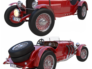 mercedes-benz sskl 1929 3D Model