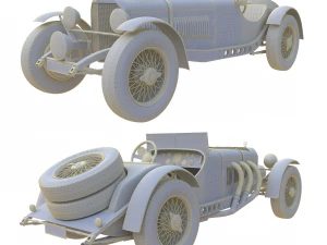 mercedes-benz sskl 1929 3D Model