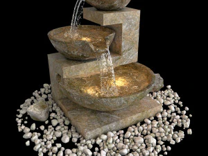 fountain 01 3D Model