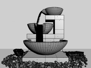fountain 01 3D Model