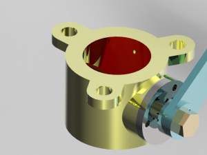 batter fly valve 3D 모델