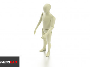 human mannequin dummy - 11 scale - maniqui humano - escala 11 3D Model