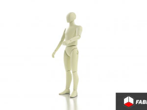 human mannequin dummy - 11 scale - maniqui humano - escala 11 3D Model