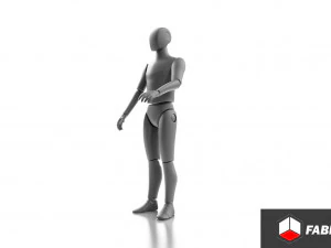 human mannequin dummy - 11 scale - maniqui humano - escala 11 3D Model