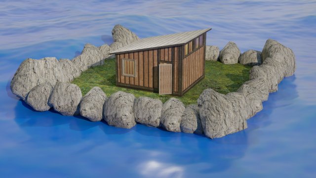 house-warehouse 3Dモデル .c4d .max .obj .3ds .fbx .stl .blend