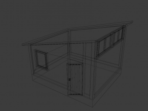 house-warehouse 3Dモデル
