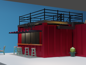 cartoon hot dogs low poly 3D 模型