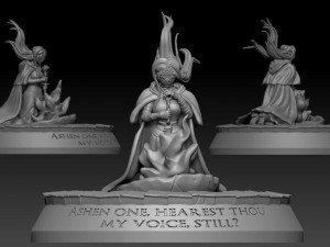 dark souls firekeeper stl Modello 3D