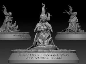 다크 소울 소방관 stl 3D 모델