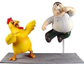 family guy peter vs chicken 3D Model .c4d .max .obj .3ds .fbx .stl .blend 