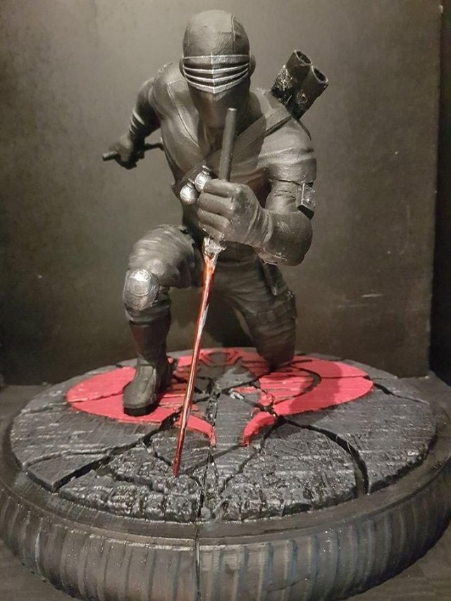 gi joe snake eyes statue 3D Modell .c4d .max .obj .3ds .fbx .stl .blend