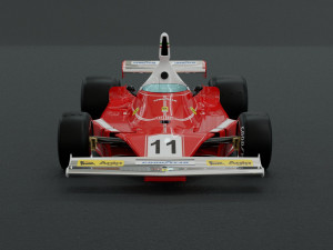 ferrari 312 t 3D मॉडल