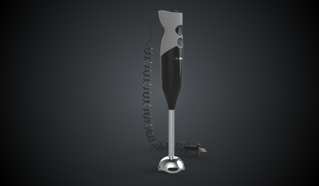 bosch hand mixer 3D Model .c4d .max .obj .3ds .fbx .stl .blend 