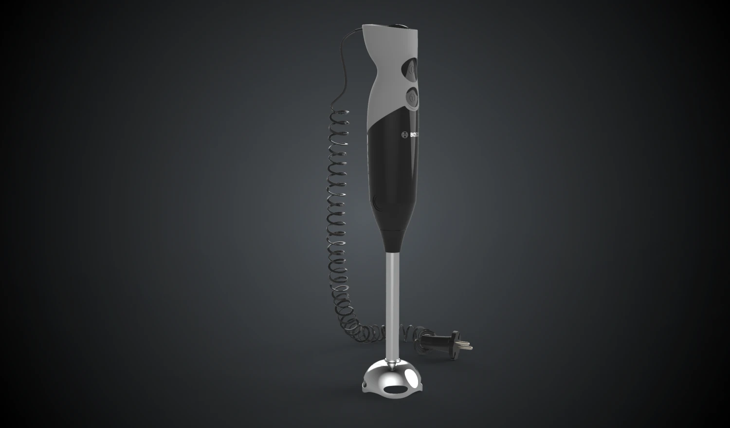 bosch hand mixer 3D Model .c4d .max .obj .3ds .fbx .stl .blend 