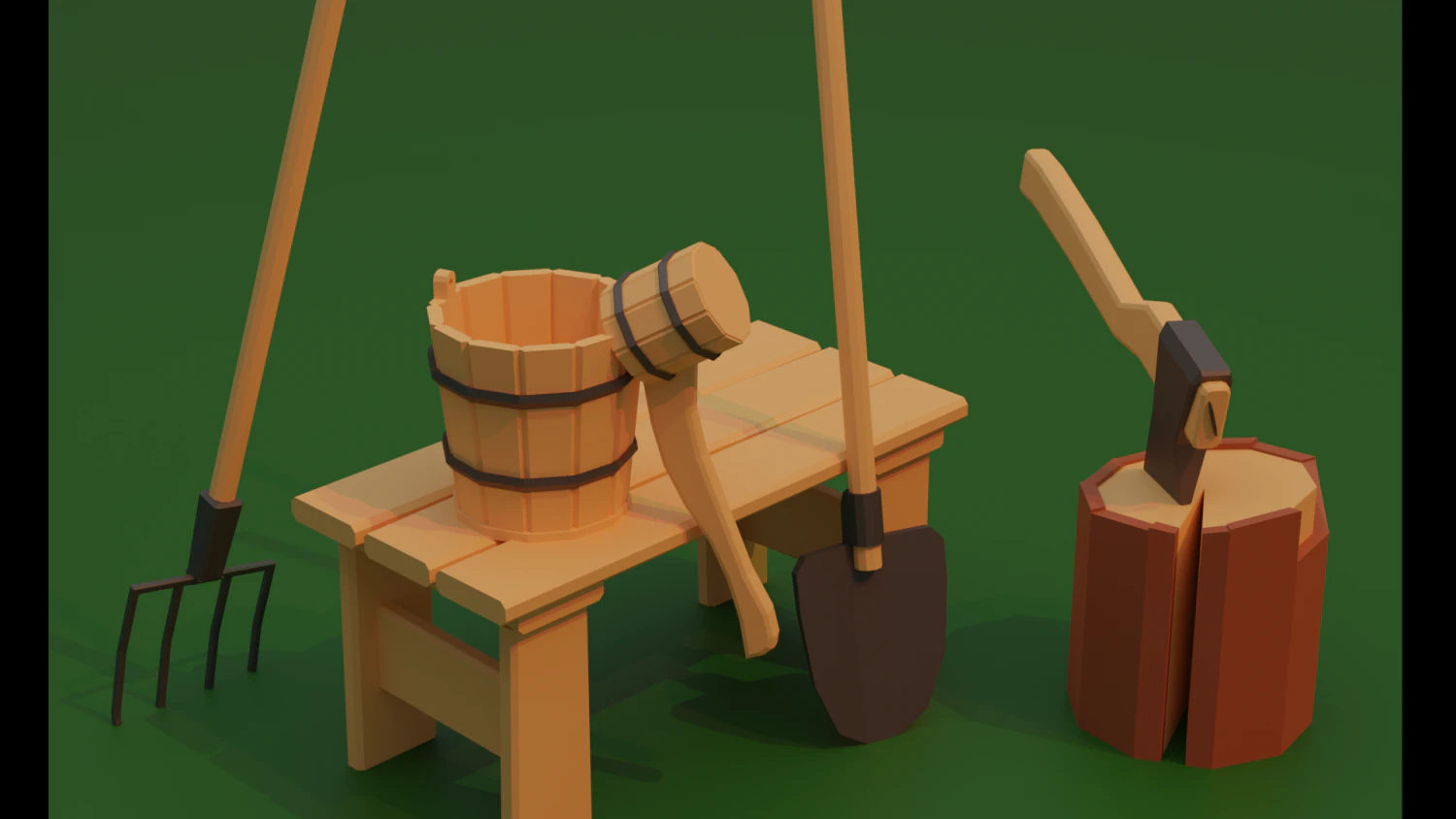 rustykalna łaźnia naczyniowa Model 3D .c4d .max .obj .3ds .fbx .stl .blend 