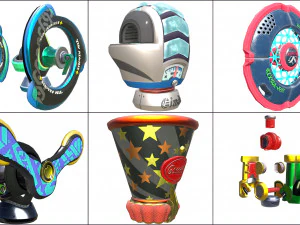 cartoon - objects 3D Model