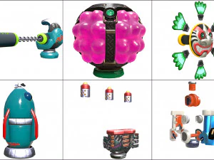 cartoon - objects 3D Model