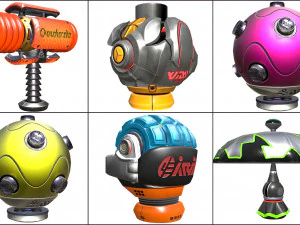 cartoon - objects 3D Model