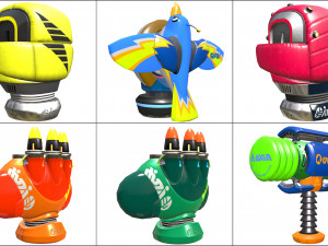 cartoon - objects 3D 模型