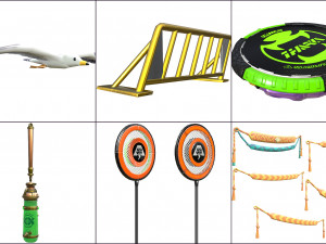 cartoon - objects 2 3D-Modell