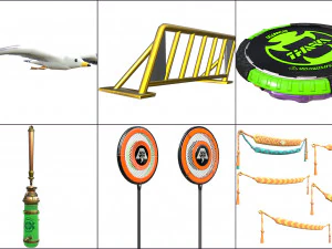cartoon - objects 2 3D Model
