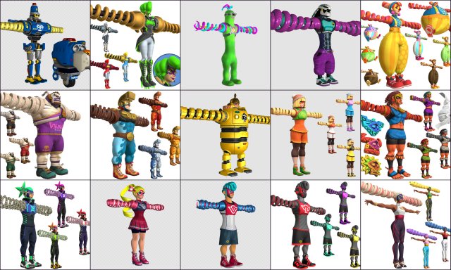 cartoon - characters 2 3D 模型 .c4d .max .obj .3ds .fbx .stl .blend 