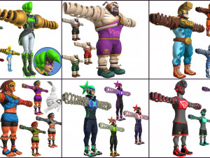 cartoon - characters 2 3D 模型