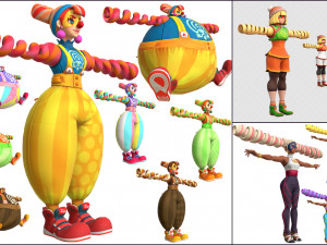 cartoon - characters 2 3D 模型