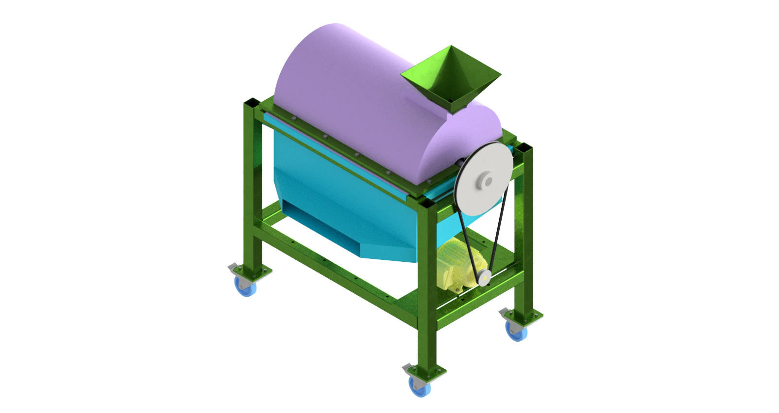 Corn Husker 3D Model .c4d .max .obj .3ds .fbx .stl .blend 