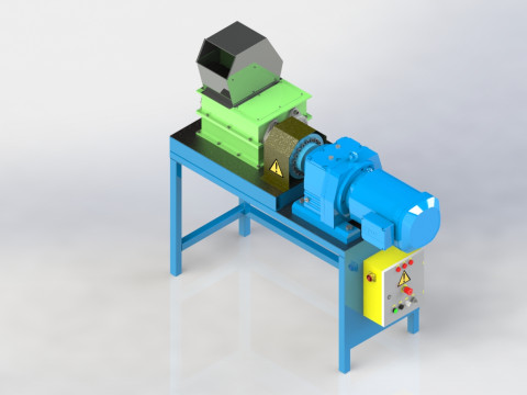 Rotary can crusher 3Dモデル