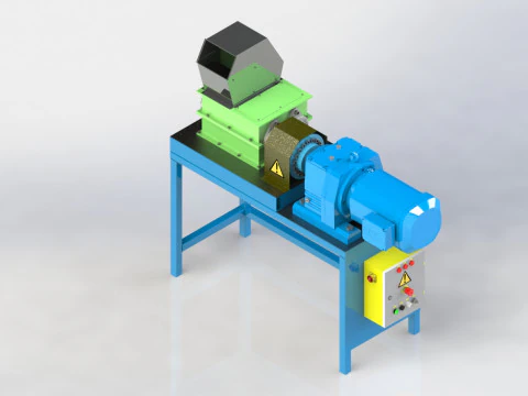 Ротаційна дробарка банок 3D Модель